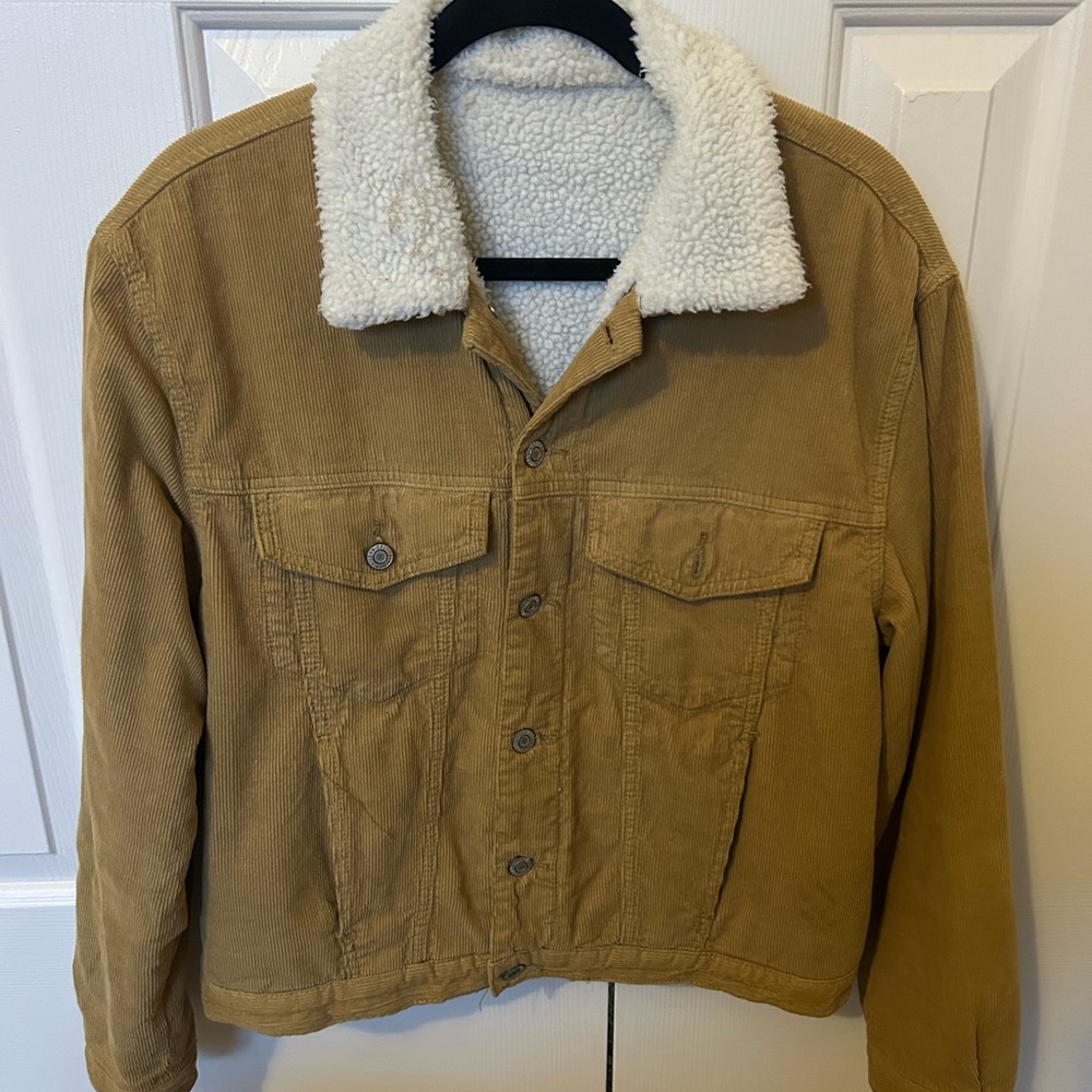 John Galt Corduroy Sherpa Jacket